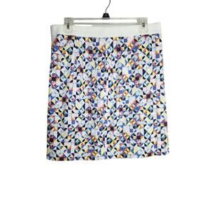 Etcetera Geometric print pencil skirt nwt sz 8 colorful Careerwear professional